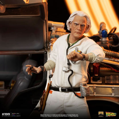 Delorean Full Set Deluxe Statue - Back to the Future - Art Scale 1/10