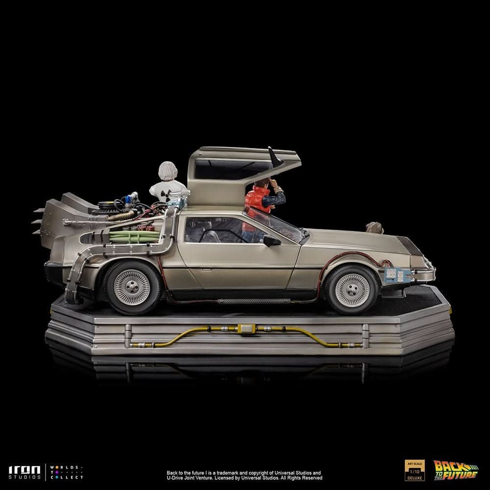 Delorean Full Set Deluxe Statue - Back to the Future - Art Scale 1/10