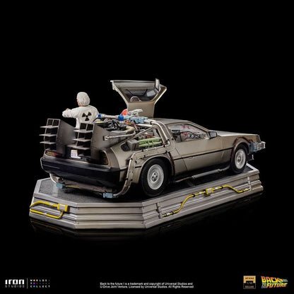 Delorean Full Set Deluxe Statue - Back to the Future - Art Scale 1/10