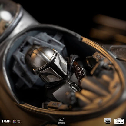 Mando's N-1 Starfighter Statue - Star Wars: The Book of Boba Fett - Demi Art Scale 1/20 - The Mandalorian