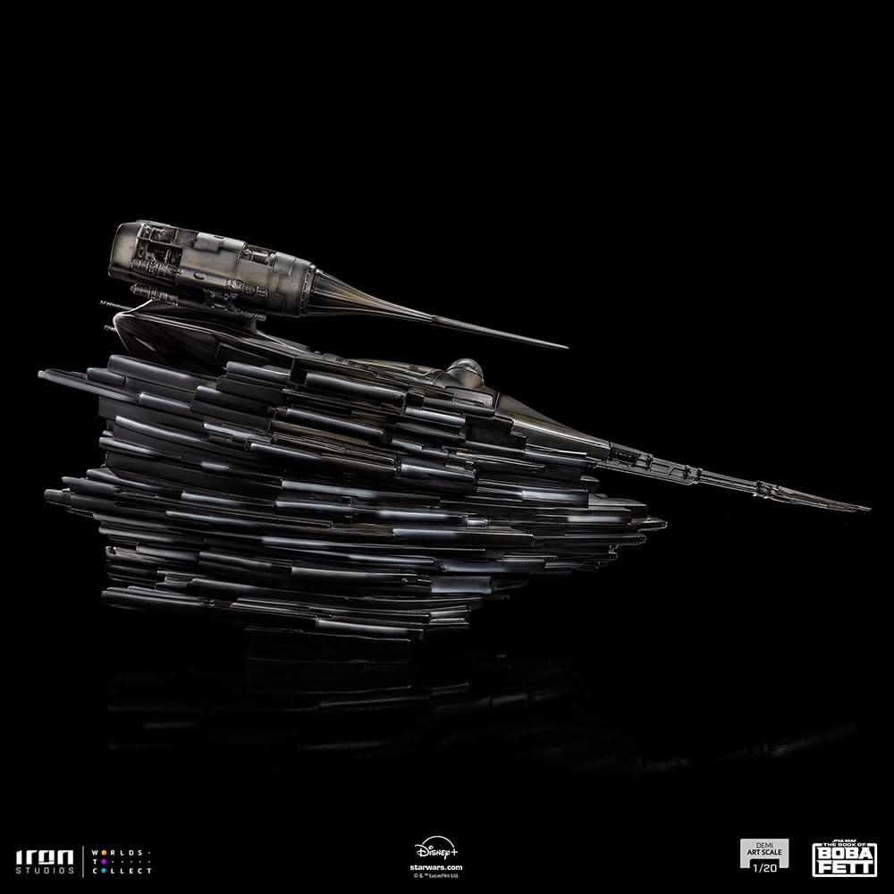 Mando's N-1 Starfighter Statue - Star Wars: The Book of Boba Fett - Demi Art Scale 1/20 - The Mandalorian