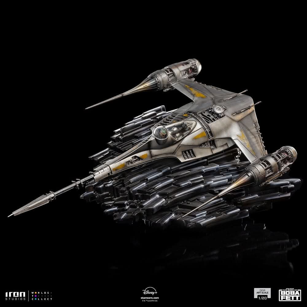 Mando's N-1 Starfighter Statue - Star Wars: The Book of Boba Fett - Demi Art Scale 1/20 - The Mandalorian