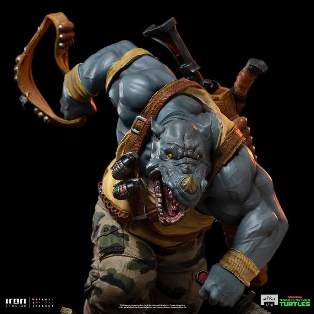 Statue Rocksteady - Teenage Mutant Ninja Turtles - BDS Art Scale 1/10