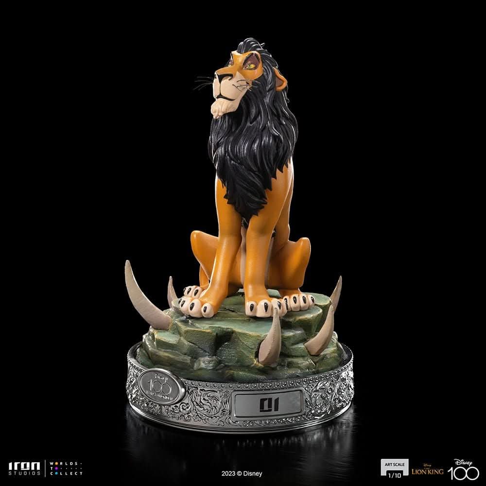 Statue Scar 100 Years Version - Disney 100th - Der König der Löwen - Art Scale 1/10 - Disney Classics