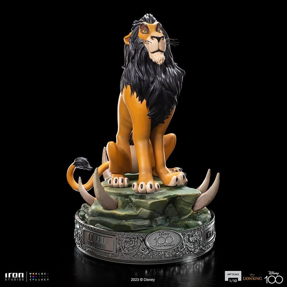 Statue Scar 100 Years Version - Disney 100th - Der König der Löwen - Art Scale 1/10 - Disney Classics