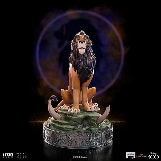 Scar Statue 100 Years Version - Disney 100th - The Lion King - Art Scale 1/10 - Disney Classics