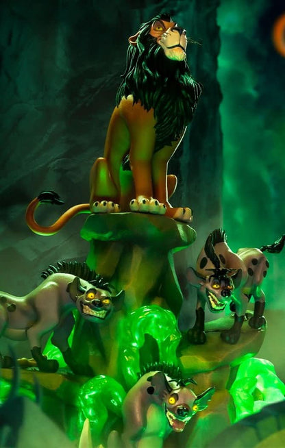 Statue Scar Deluxe - Disney 100th - Der König der Löwen - Art Scale 1/10