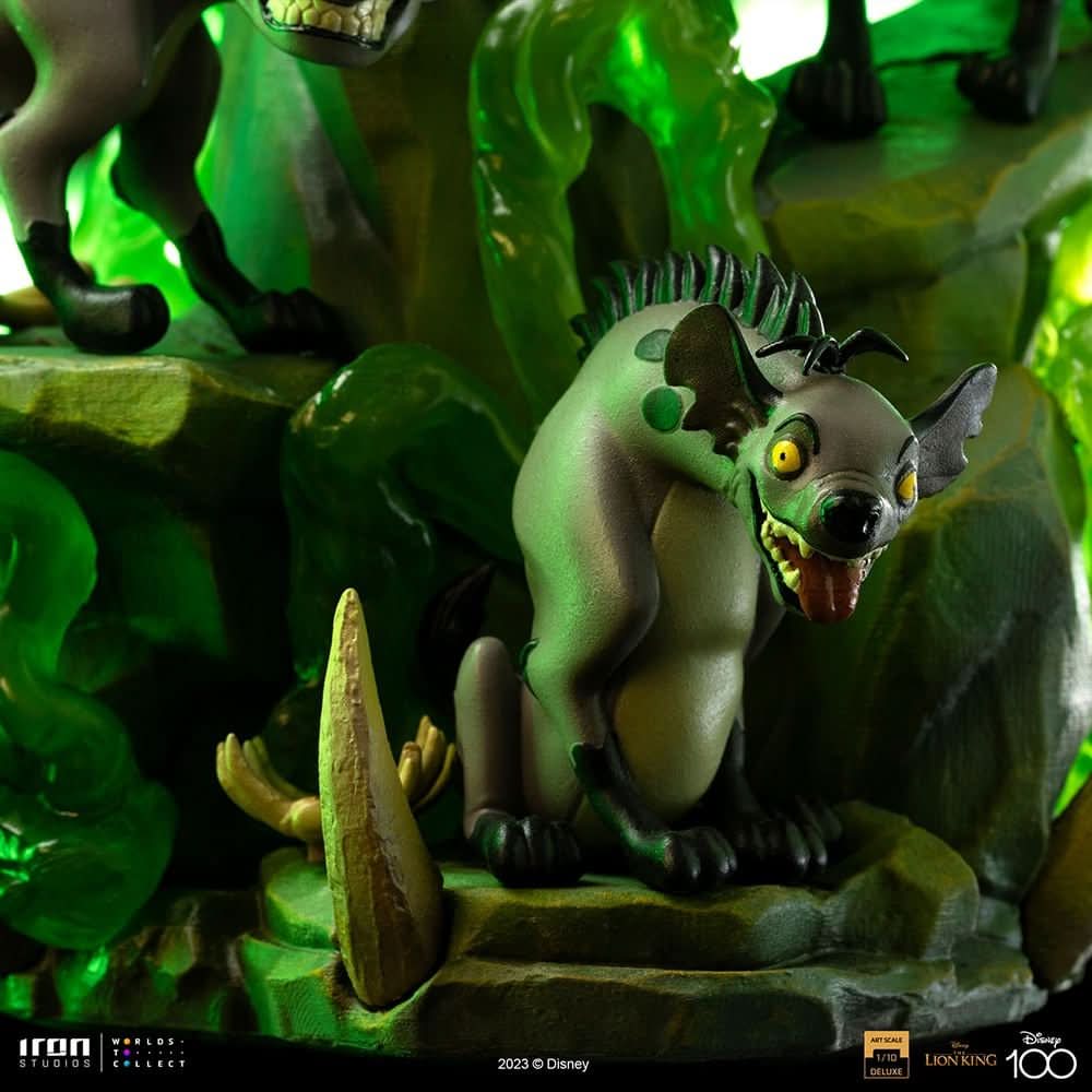 Statue Scar Deluxe - Disney 100th - Der König der Löwen - Art Scale 1/10