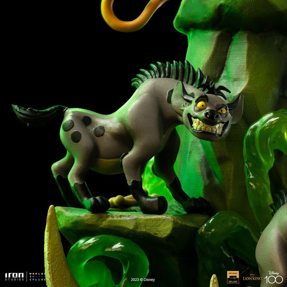 Statue Scar Deluxe - Disney 100th - Der König der Löwen - Art Scale 1/10