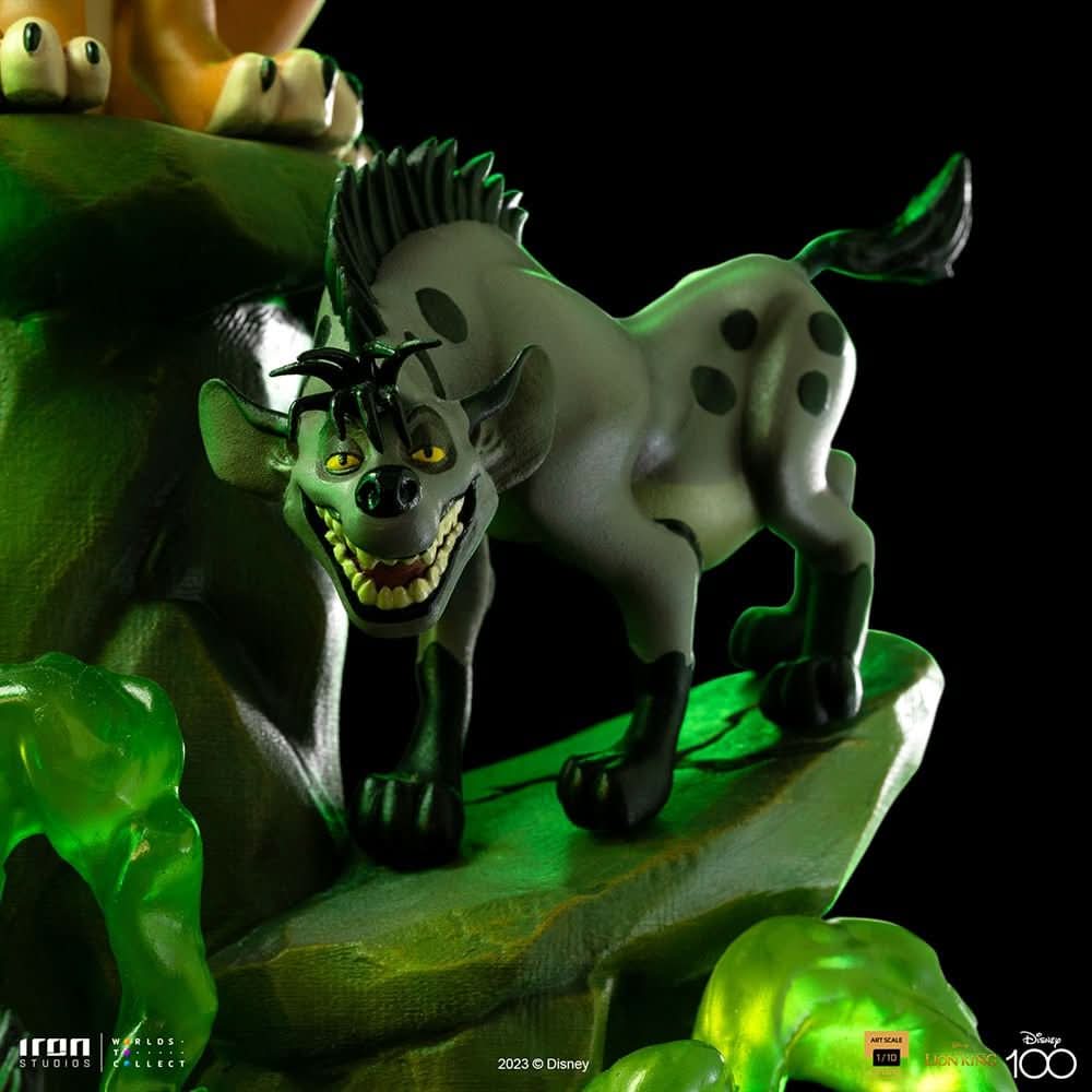 Statue Scar Deluxe - Disney 100th - Der König der Löwen - Art Scale 1/10