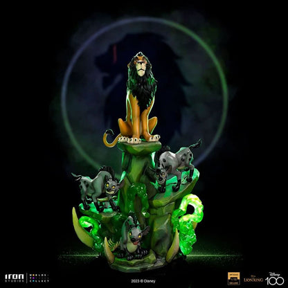Statue Scar Deluxe - Disney 100th - Der König der Löwen - Art Scale 1/10