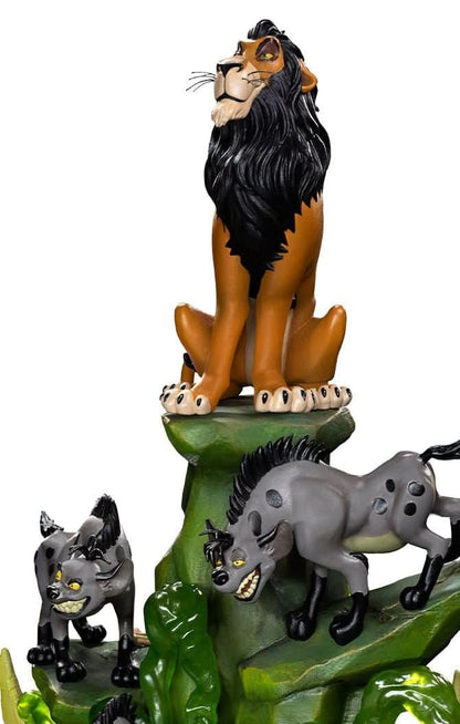 Statue Scar Deluxe - Disney 100th - Der König der Löwen - Art Scale 1/10