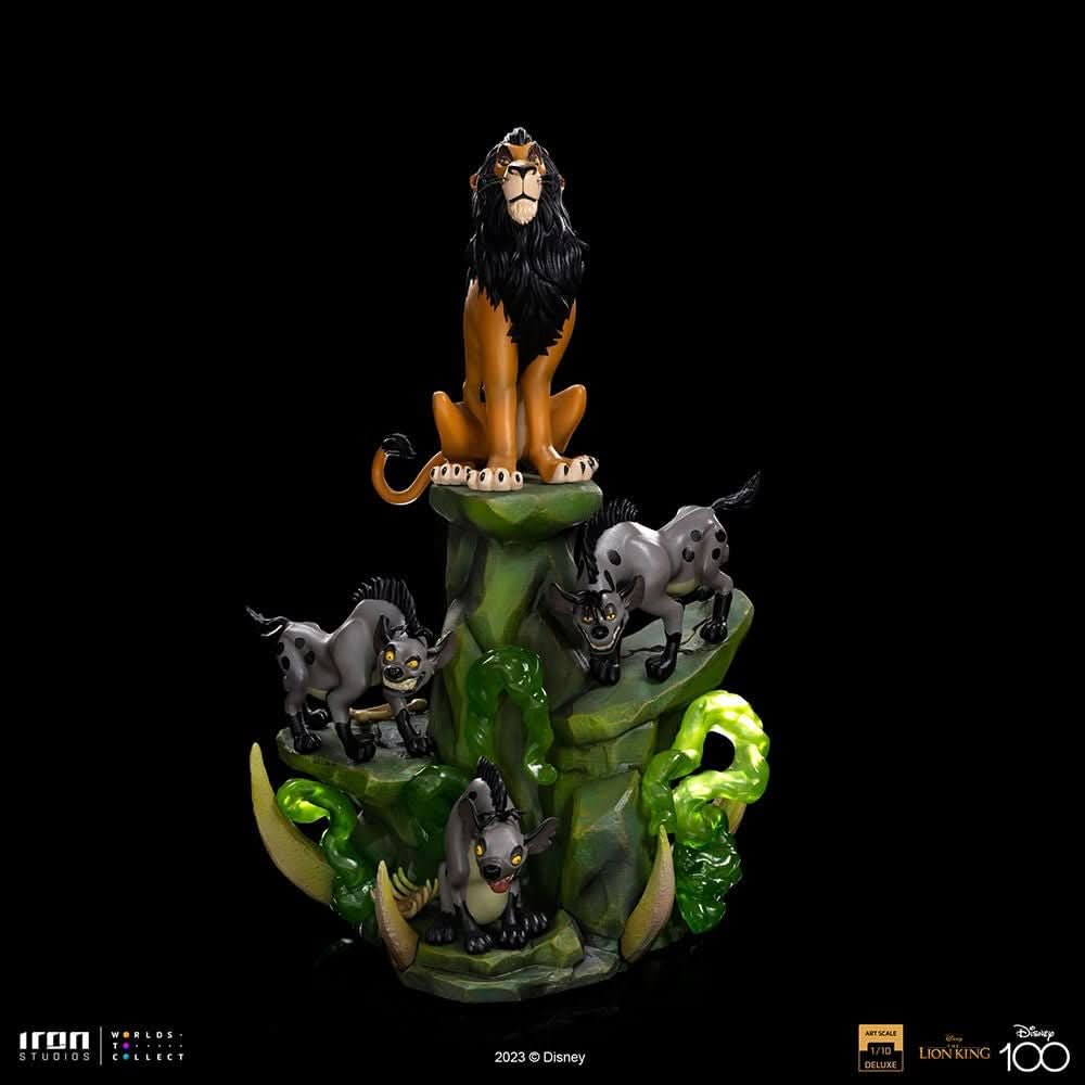 Statue Scar Deluxe - Disney 100th - Der König der Löwen - Art Scale 1/10