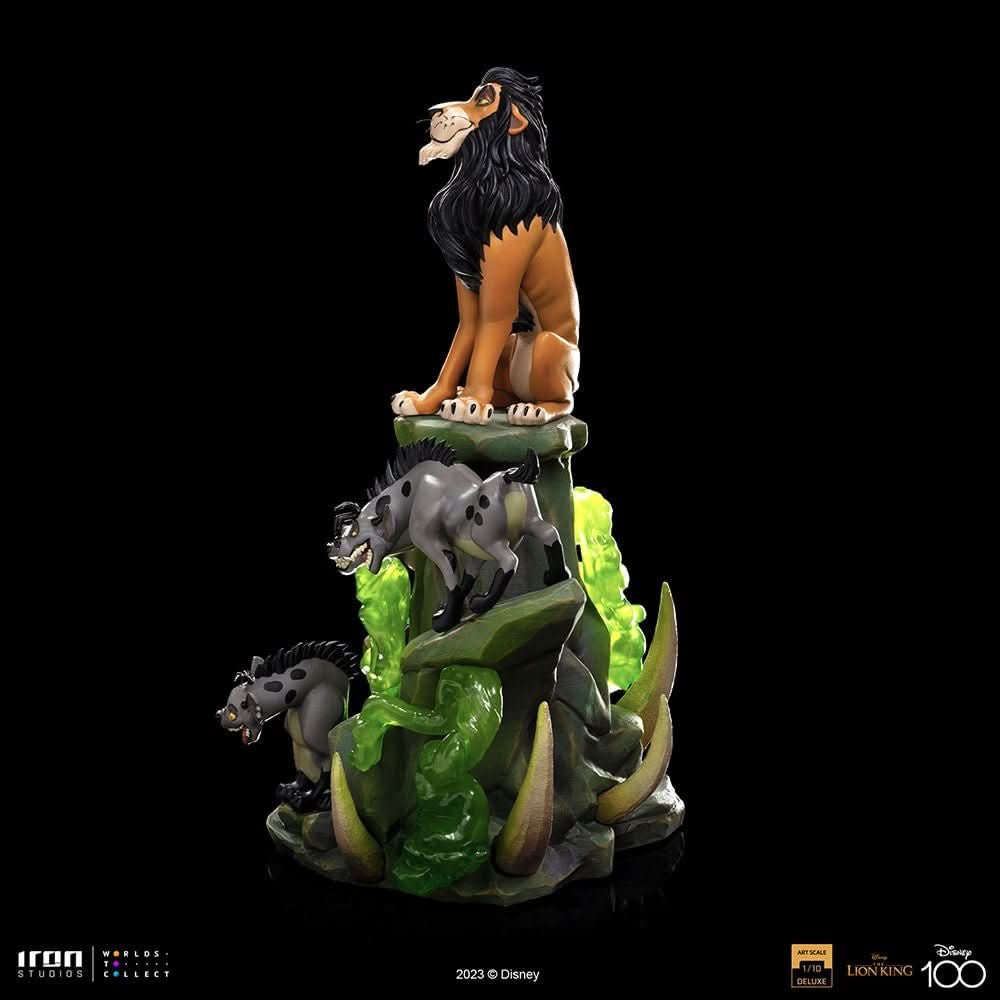 Statue Scar Deluxe - Disney 100th - Der König der Löwen - Art Scale 1/10