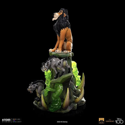 Statue Scar Deluxe - Disney 100th - Der König der Löwen - Art Scale 1/10