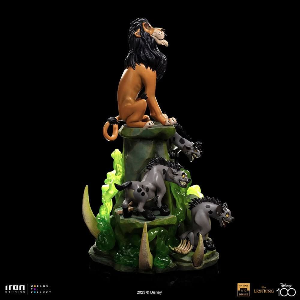 Statue Scar Deluxe - Disney 100th - Der König der Löwen - Art Scale 1/10