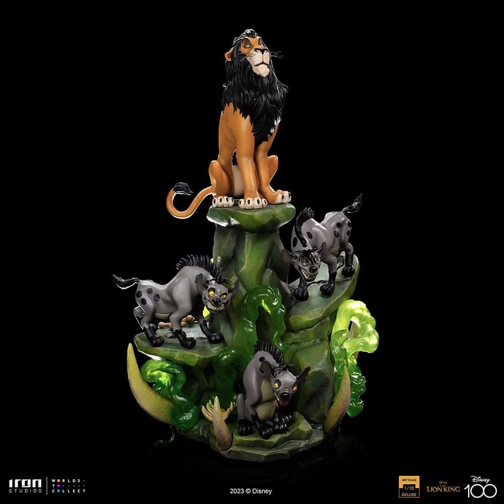 Statue Scar Deluxe - Disney 100th - Der König der Löwen - Art Scale 1/10