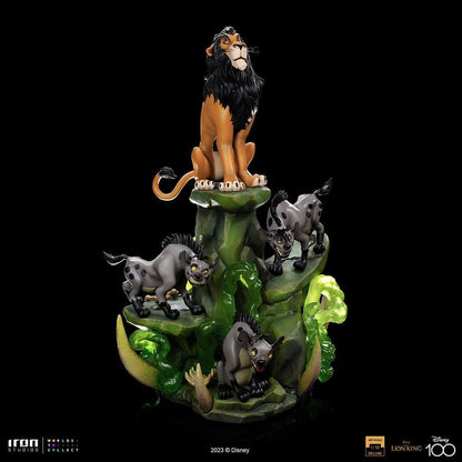 Statue Scar Deluxe - Disney 100th - Der König der Löwen - Art Scale 1/10