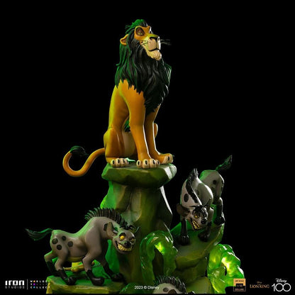 Statue Scar Deluxe - Disney 100th - Der König der Löwen - Art Scale 1/10