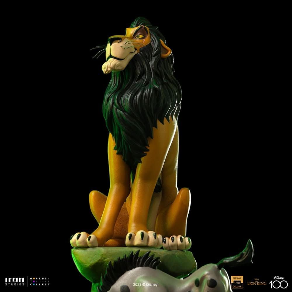 Statue Scar Deluxe - Disney 100th - Der König der Löwen - Art Scale 1/10