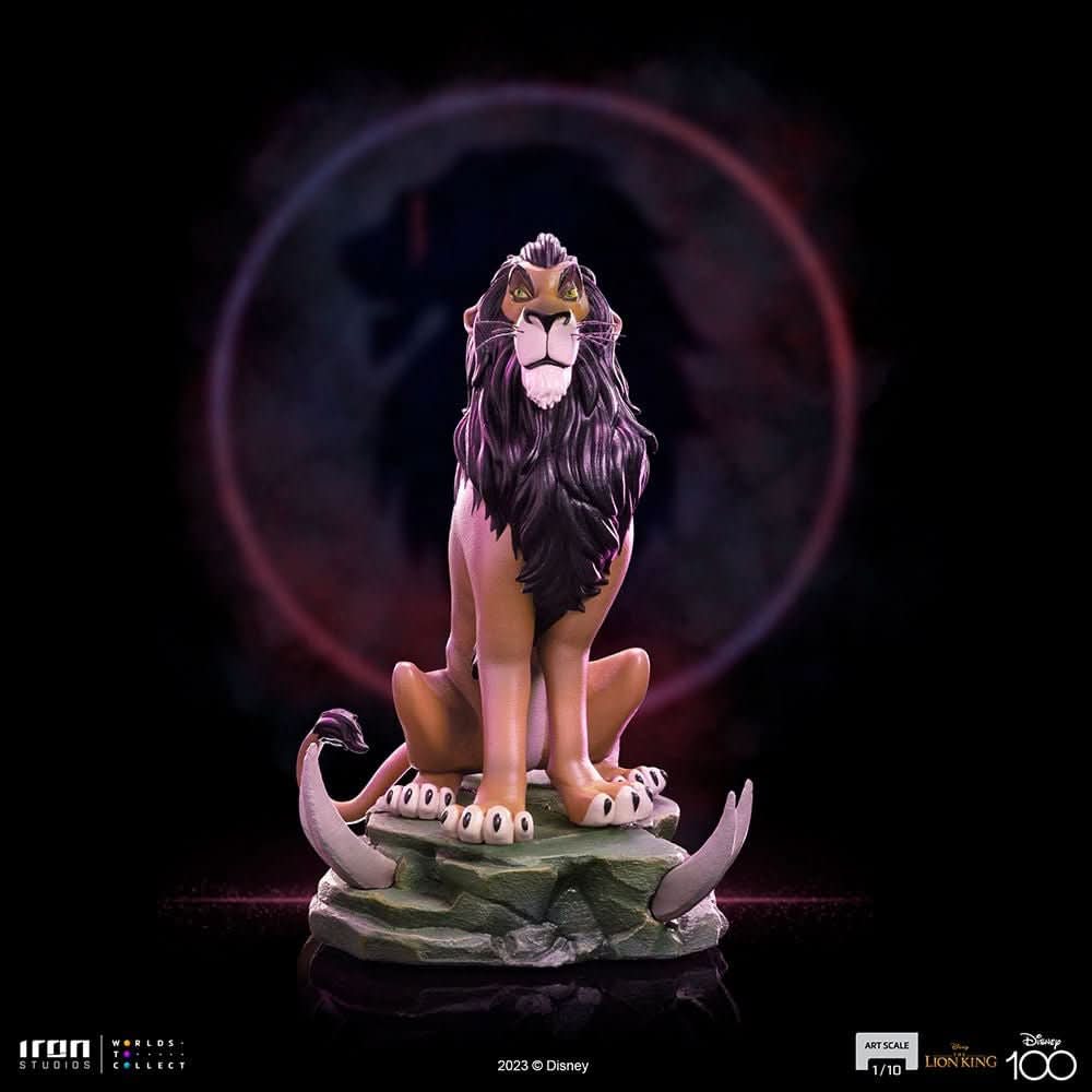 Statue Scar – Disney 100th – Der König der Löwen – Art Scale 1/10 – Disney Classics