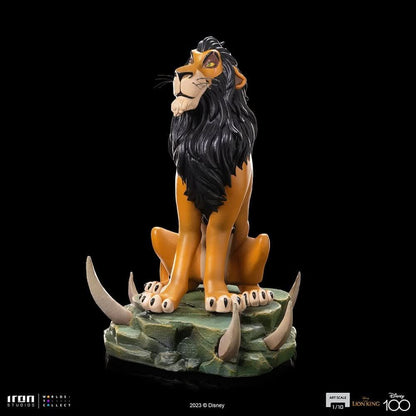 Statue Scar – Disney 100th – Der König der Löwen – Art Scale 1/10 – Disney Classics