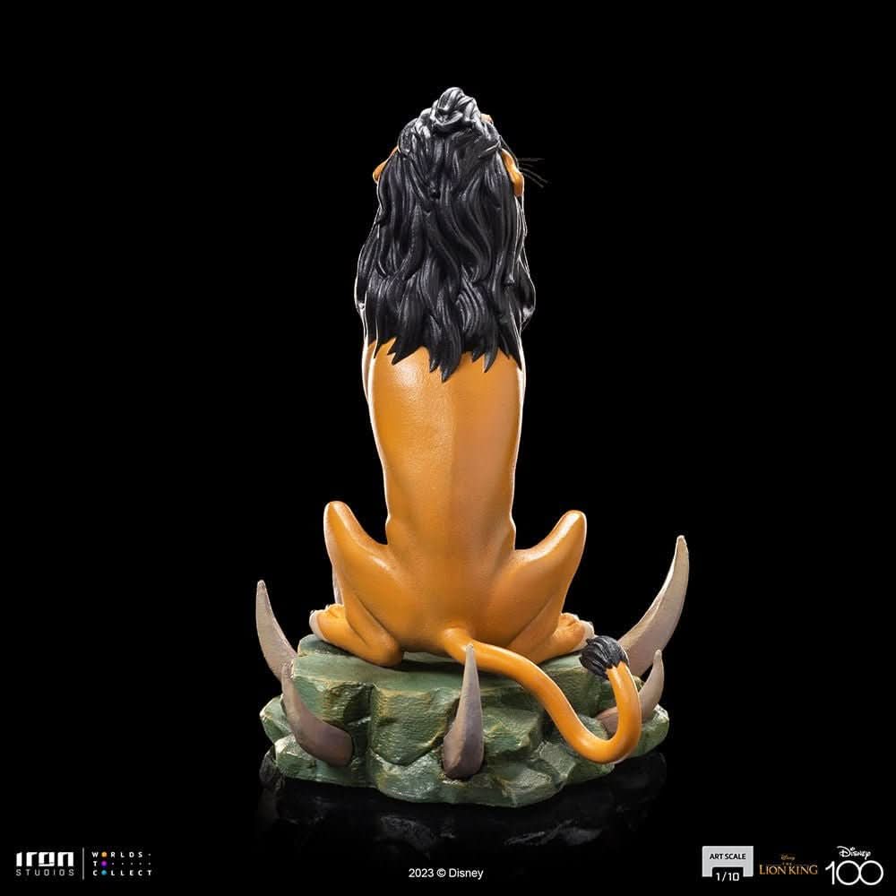 Statue Scar – Disney 100th – Der König der Löwen – Art Scale 1/10 – Disney Classics