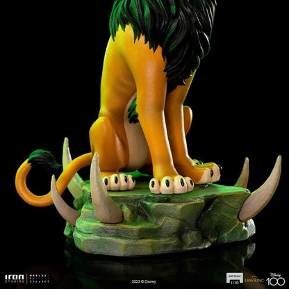 Statue Scar – Disney 100th – Der König der Löwen – Art Scale 1/10 – Disney Classics