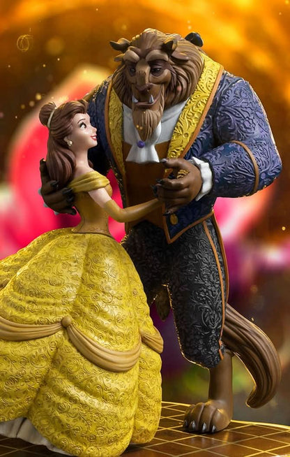 Statue Die Schöne und das Biest 100 Jahre Version - Disney 100. Jubiläum - Die Schöne und das Biest - Art Scale 1/10