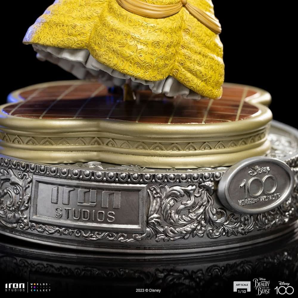 Statue Die Schöne und das Biest 100 Jahre Version - Disney 100. Jubiläum - Die Schöne und das Biest - Art Scale 1/10