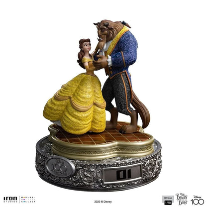 Statue Die Schöne und das Biest 100 Jahre Version - Disney 100. Jubiläum - Die Schöne und das Biest - Art Scale 1/10