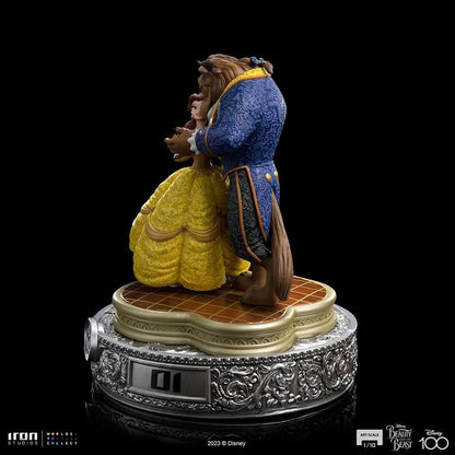 Statue Die Schöne und das Biest 100 Jahre Version - Disney 100. Jubiläum - Die Schöne und das Biest - Art Scale 1/10