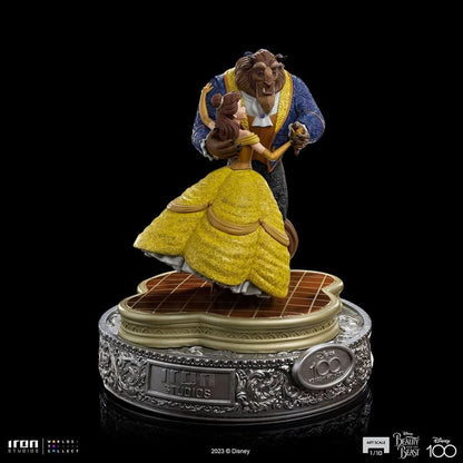 Statue Die Schöne und das Biest 100 Jahre Version - Disney 100. Jubiläum - Die Schöne und das Biest - Art Scale 1/10