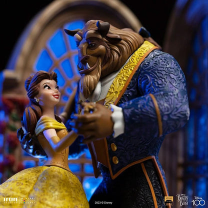 Statue Beauty and The Beast Deluxe - Disney 100th - Beauty and The Beast - Art Scale 1/10 - Disney Classics