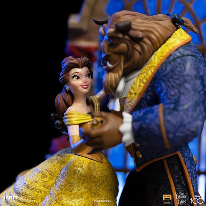Statue Beauty and The Beast Deluxe - Disney 100th - Beauty and The Beast - Art Scale 1/10 - Disney Classics