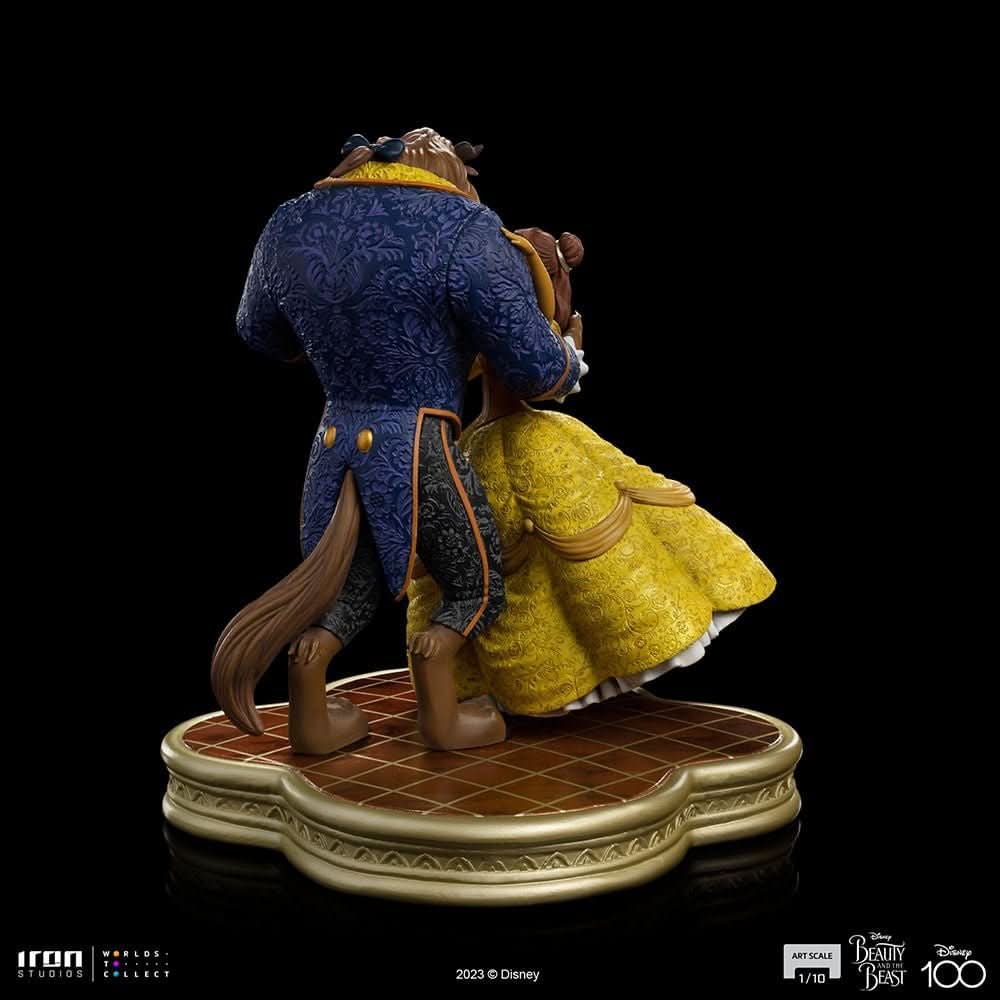 Statue Beauty and The Beast - Disney 100th - Beauty and The Beast - Art Scale 1/10 - Disney Classics