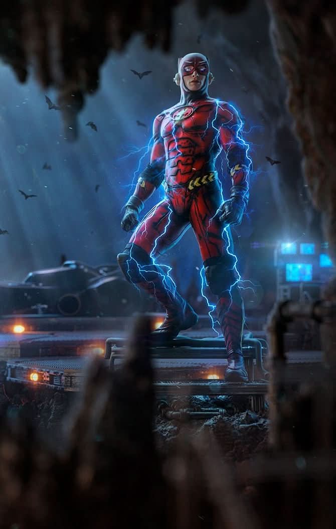 Statue Flash Alternate Version - The Flash Film - Art Scale 1/10 - DC Comics