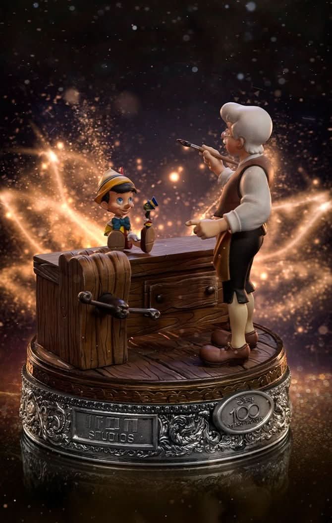 Pinocchio-Statue 100 Jahre Version - Disney 100th - Pinocchio - Art Scale 1/10 - Disney Classics