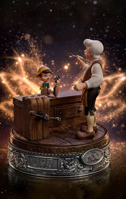 Pinocchio-Statue 100 Jahre Version - Disney 100th - Pinocchio - Art Scale 1/10 - Disney Classics