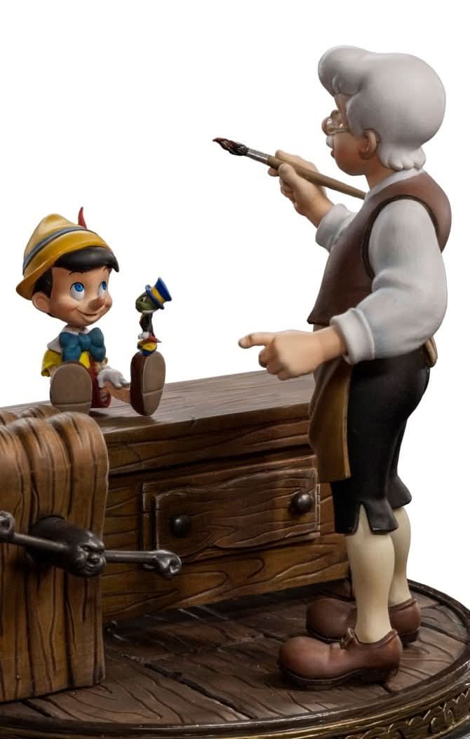Pinocchio-Statue 100 Jahre Version - Disney 100th - Pinocchio - Art Scale 1/10 - Disney Classics