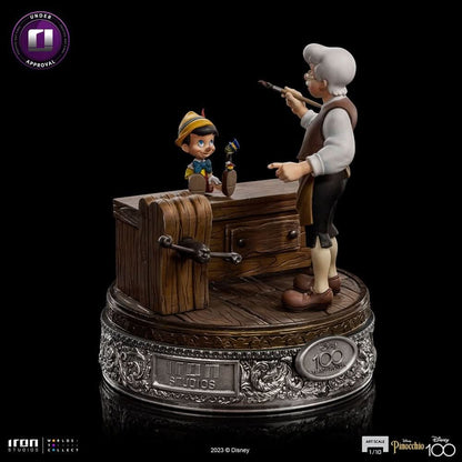 Pinocchio-Statue 100 Jahre Version - Disney 100th - Pinocchio - Art Scale 1/10 - Disney Classics