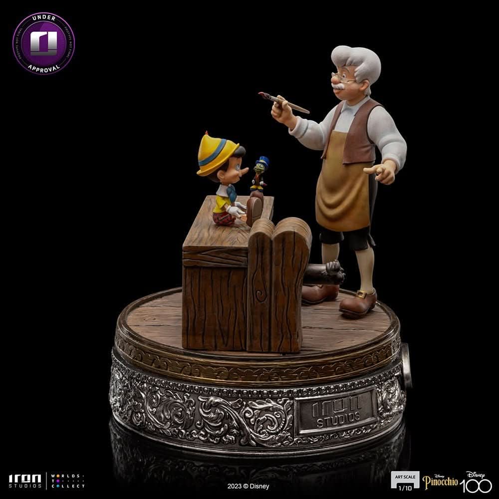 Pinocchio-Statue 100 Jahre Version - Disney 100th - Pinocchio - Art Scale 1/10 - Disney Classics