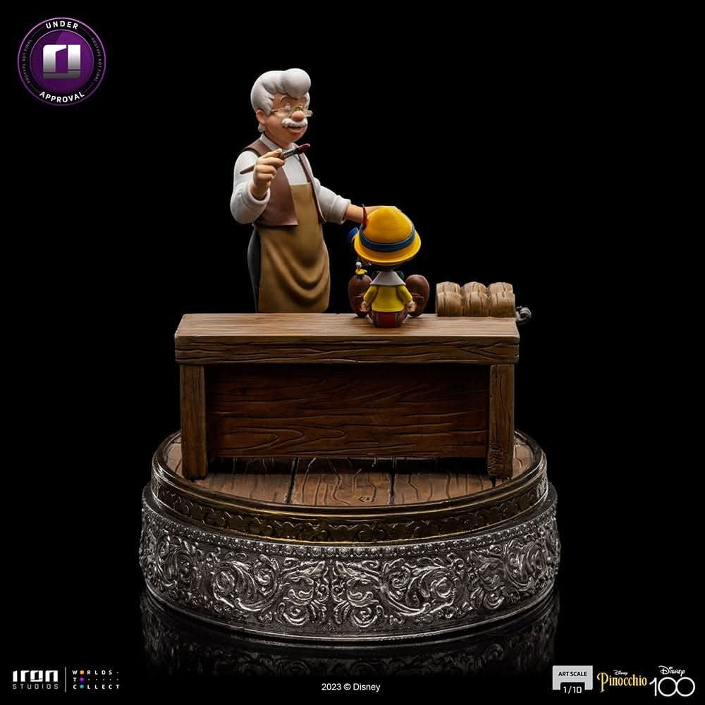 Pinocchio-Statue 100 Jahre Version - Disney 100th - Pinocchio - Art Scale 1/10 - Disney Classics