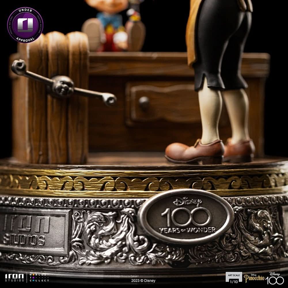 Pinocchio-Statue 100 Jahre Version - Disney 100th - Pinocchio - Art Scale 1/10 - Disney Classics