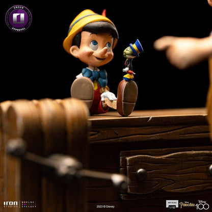 Pinocchio-Statue 100 Jahre Version - Disney 100th - Pinocchio - Art Scale 1/10 - Disney Classics