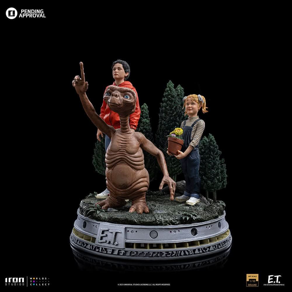 Statue E.T. Elliot and Gertie Deluxe - E.T. The Extra-Terrestrial - Art Scale 1/10