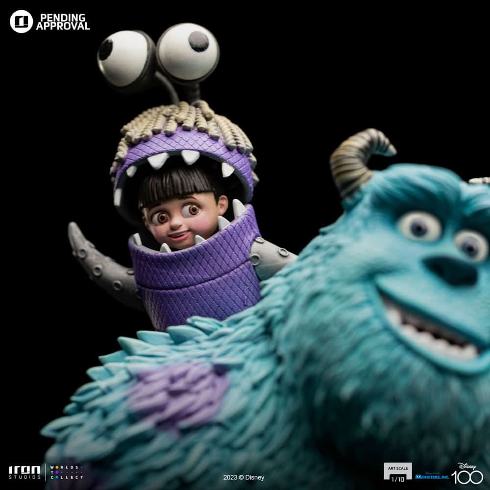 Statue Monsters Inc. Diorama 100 Years Version - Disney 100th - Monsters Inc. - Art Scale 1/10 - Disney Classics