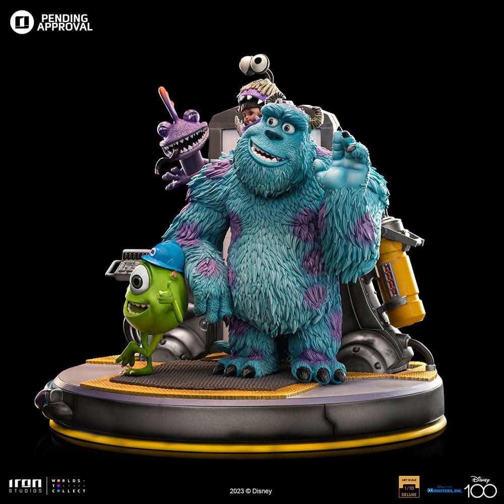 Statue Monsters Inc. Diorama Deluxe - Disney 100th - Monsters Inc. - Art Scale 1/10 - Disney Classics