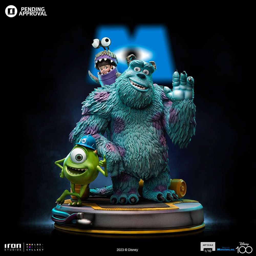 Statue Monsters Inc. Diorama - Disney 100th - Monsters Inc. - Art Scale 1/10 - Disney Classics