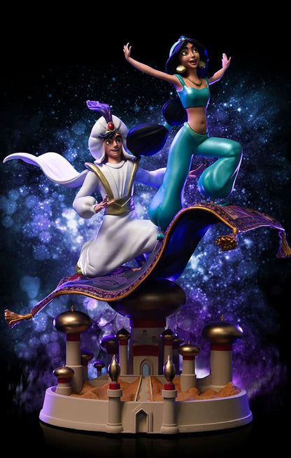 Statue Aladdin und Jasmin – Disney 100 Jahre – Art Scale 1/10